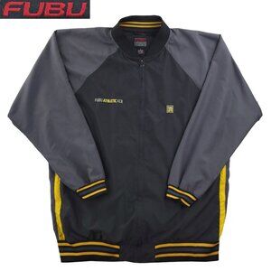 FUBU Athletic Vintage Track Jacket Embroidered Full Hip Hop Y2K Oversized Large